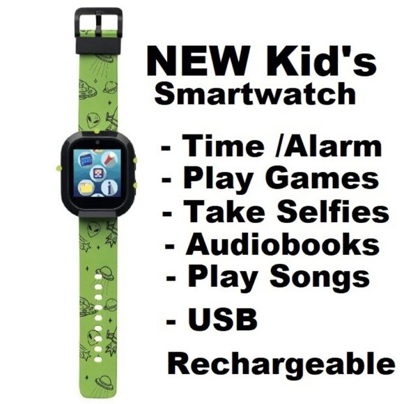 New Boys Silicone Strap Smartwatch Watch STEM TOY Telling Time Camera   Alarm - Picture 1 of 5